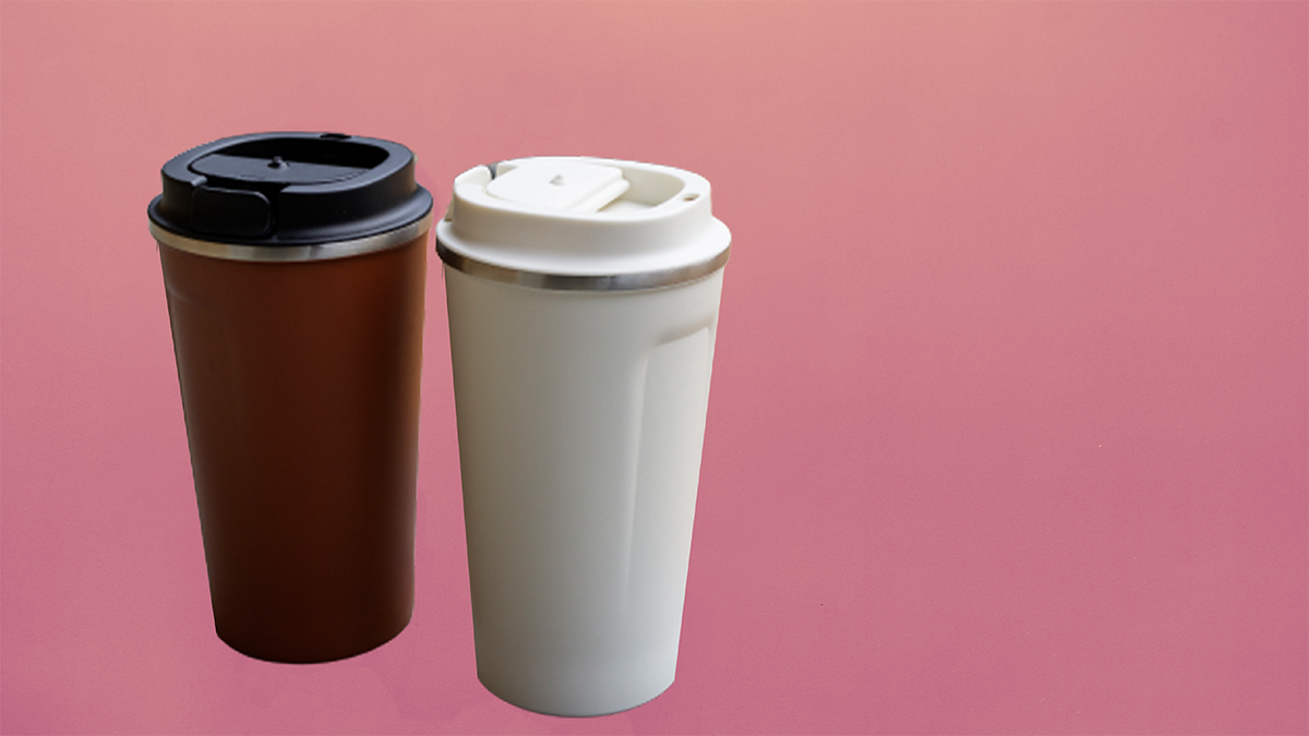 Vasos de café para llevar reutilizables